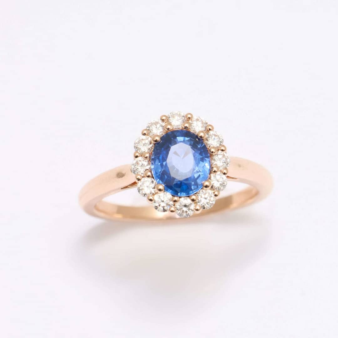 Bague Matara - Saphir Cornflower 1.06 carats