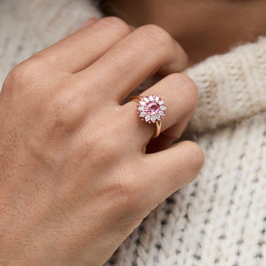 Bague Colombo - Saphir Padparadscha 1.05 carats – Image 3