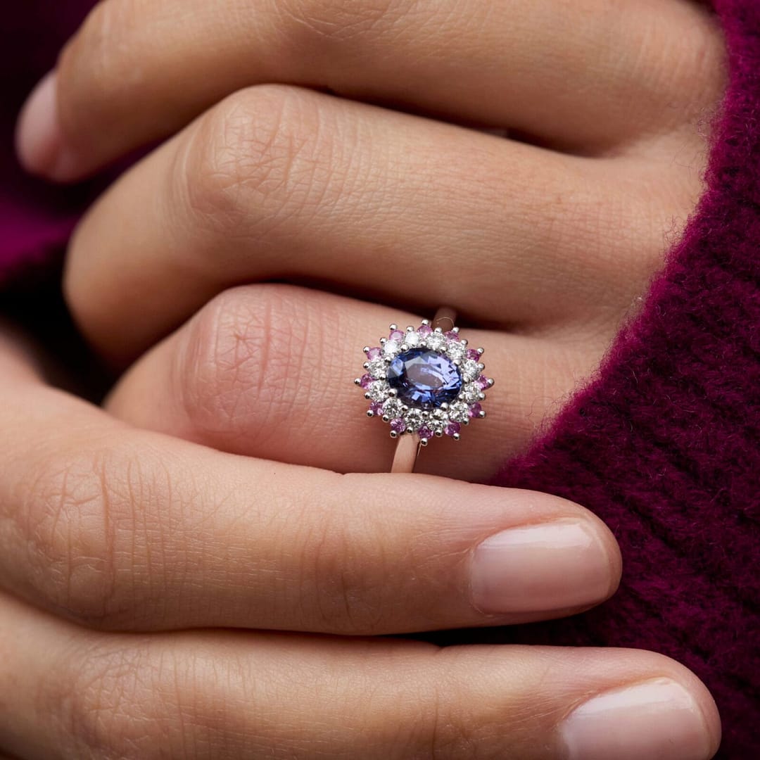 Bague Colombo - Saphir Lavande 1.17 carats – Image 2
