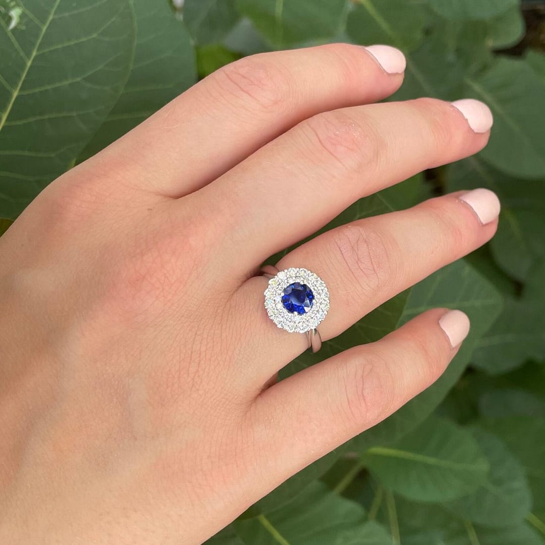 Bague Colombo - Saphir Peacock 1.10 carats – Image 2