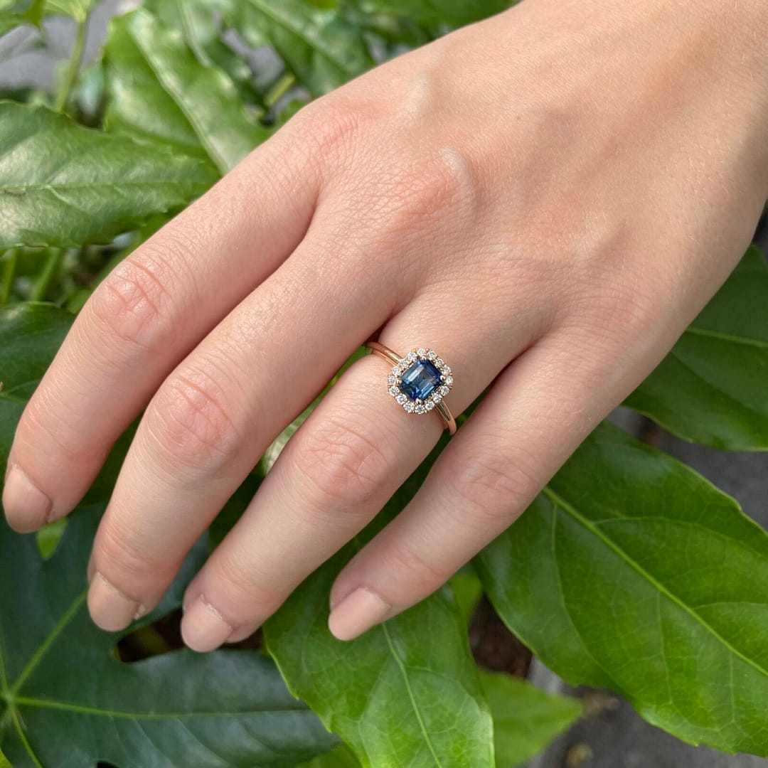 Bague Jaffna - Saphir Indigo 1.09 carats – Image 2