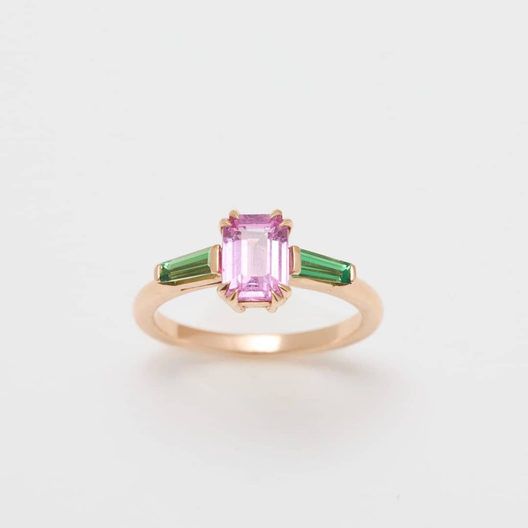 Bague Elahera - Saphir rose 1.23 carats