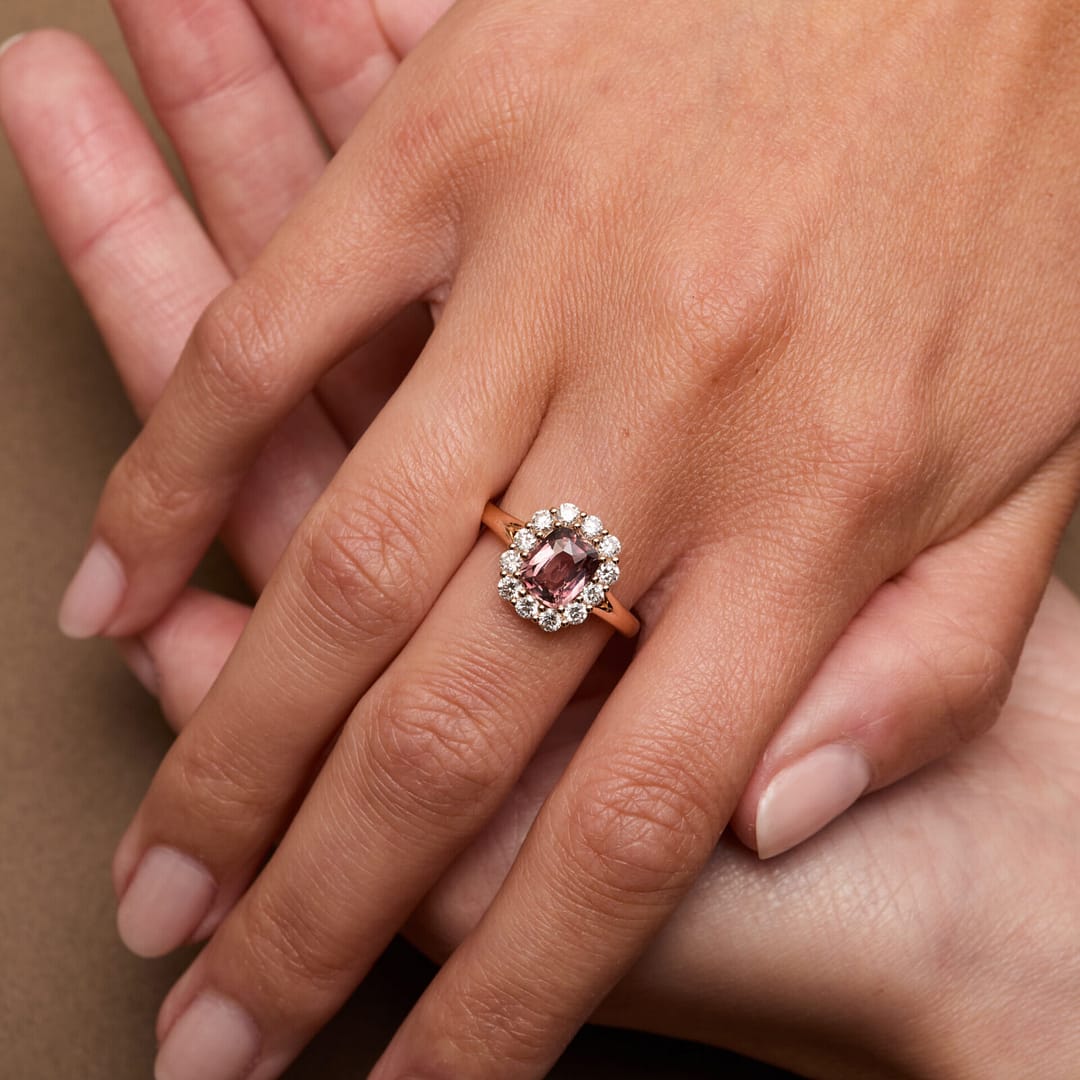 bague saphir padapradscha