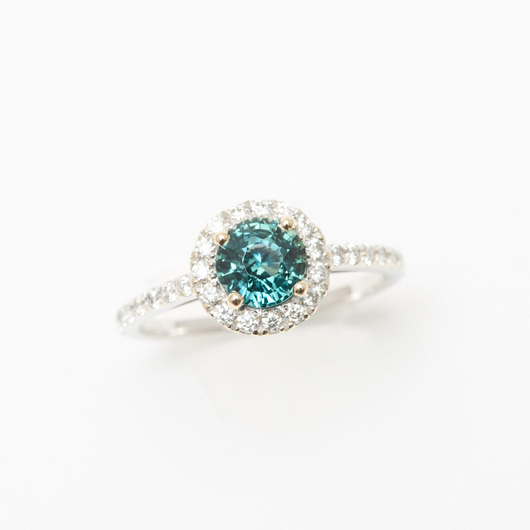 bague saphir teal