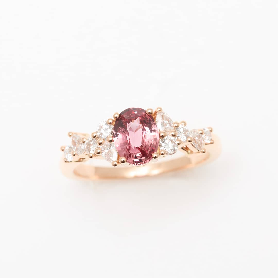bague saphir padapradscha