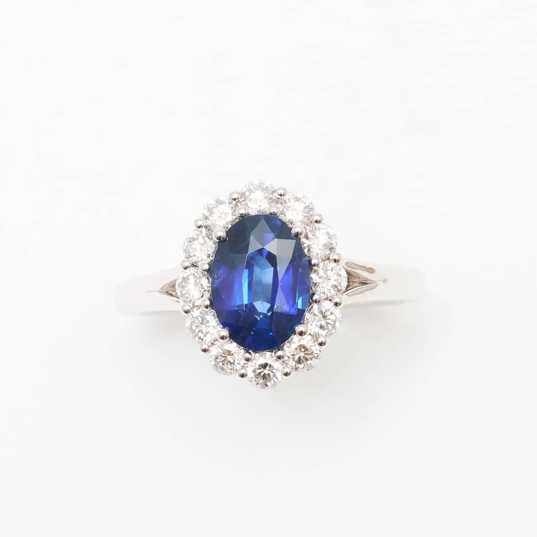 bague saphir royal blue