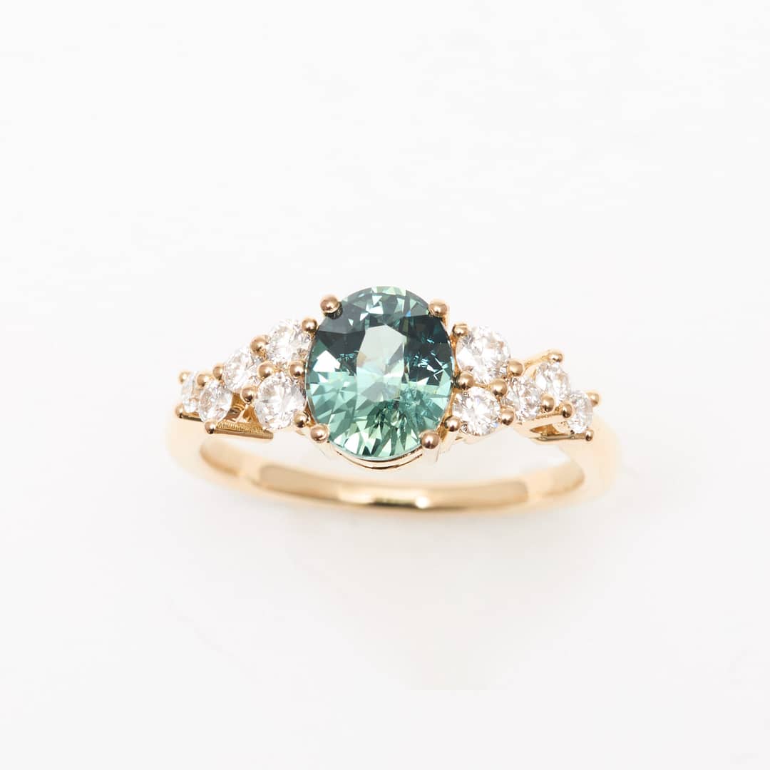 bague saphir teal