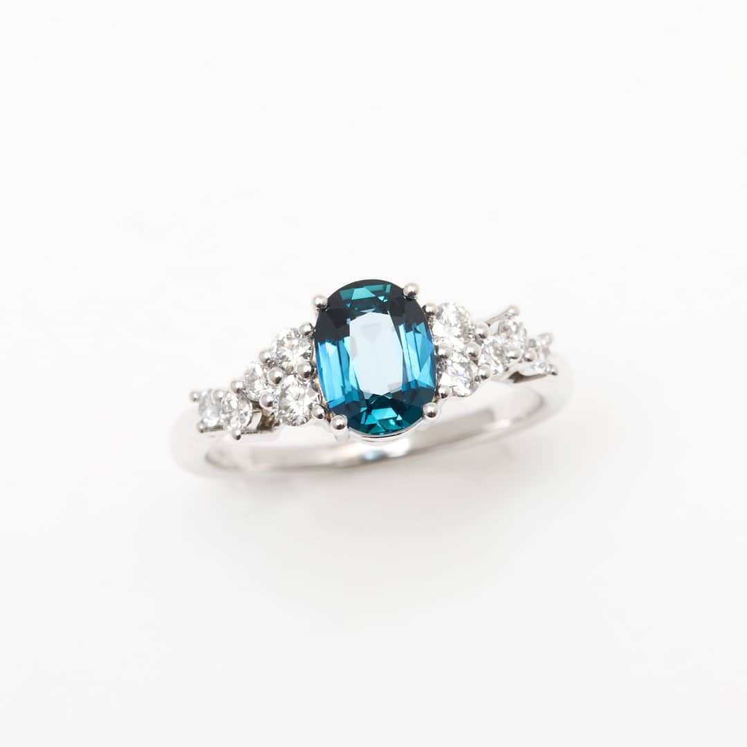 bague saphir teal